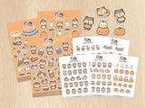 Autumn Foxes Sticker Set