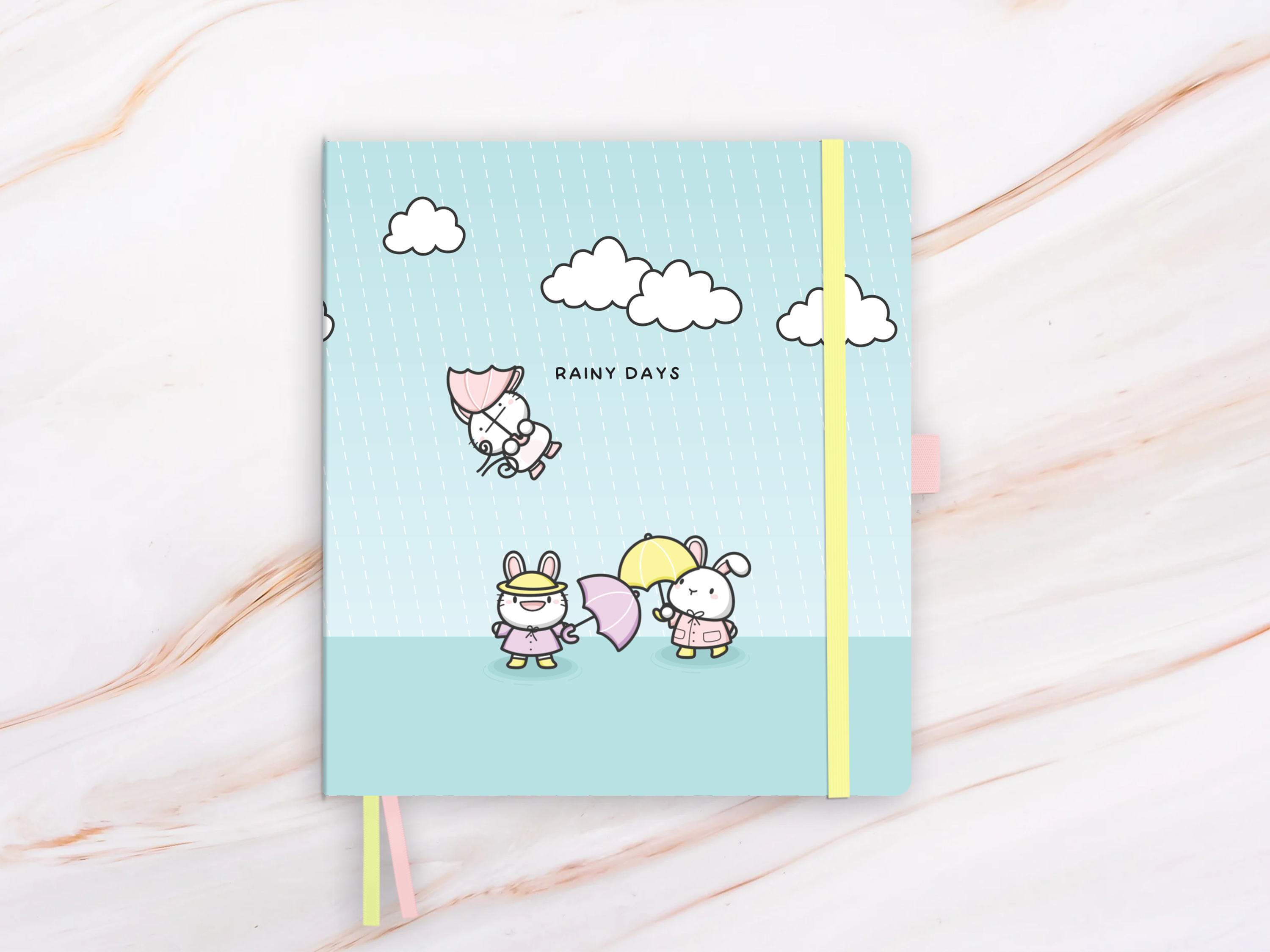 Rainy Days - A5 wide yearly planner