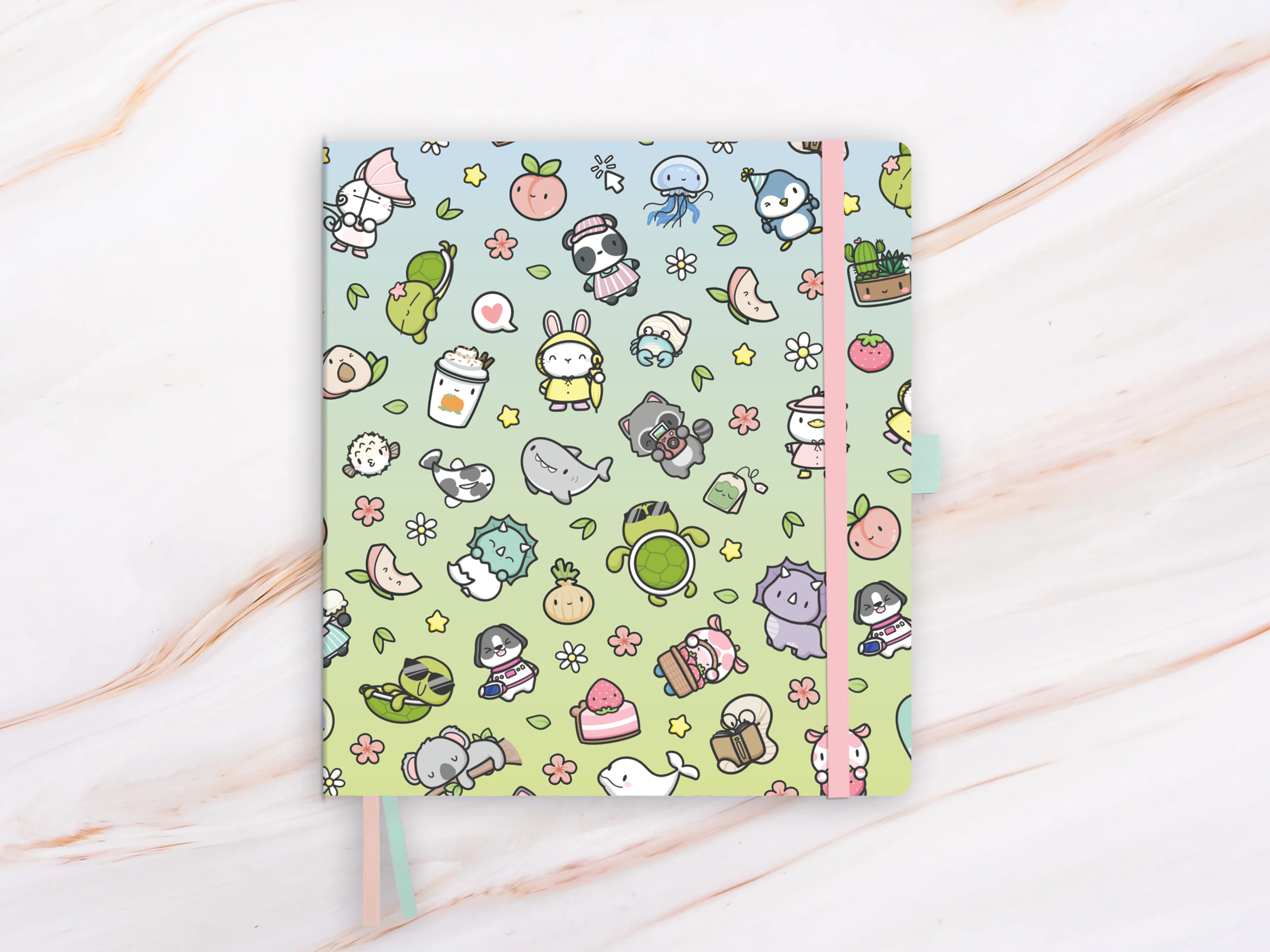 Mixed Characters  - A5 wide yearly planner