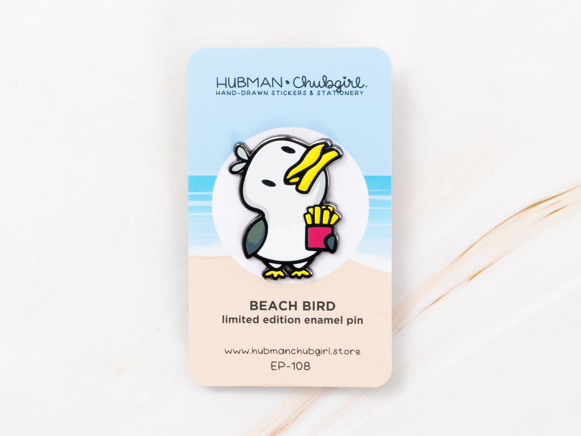 Beach Bird Pin