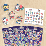 Circus Friends Sticker Set