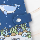 Vegan Leather Binder/Planner - Sea Friends