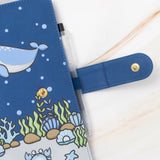 Vegan Leather Binder/Planner - Sea Friends