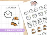 Spooky Boos Sticker Set