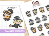 Little Witches Planner Stickers