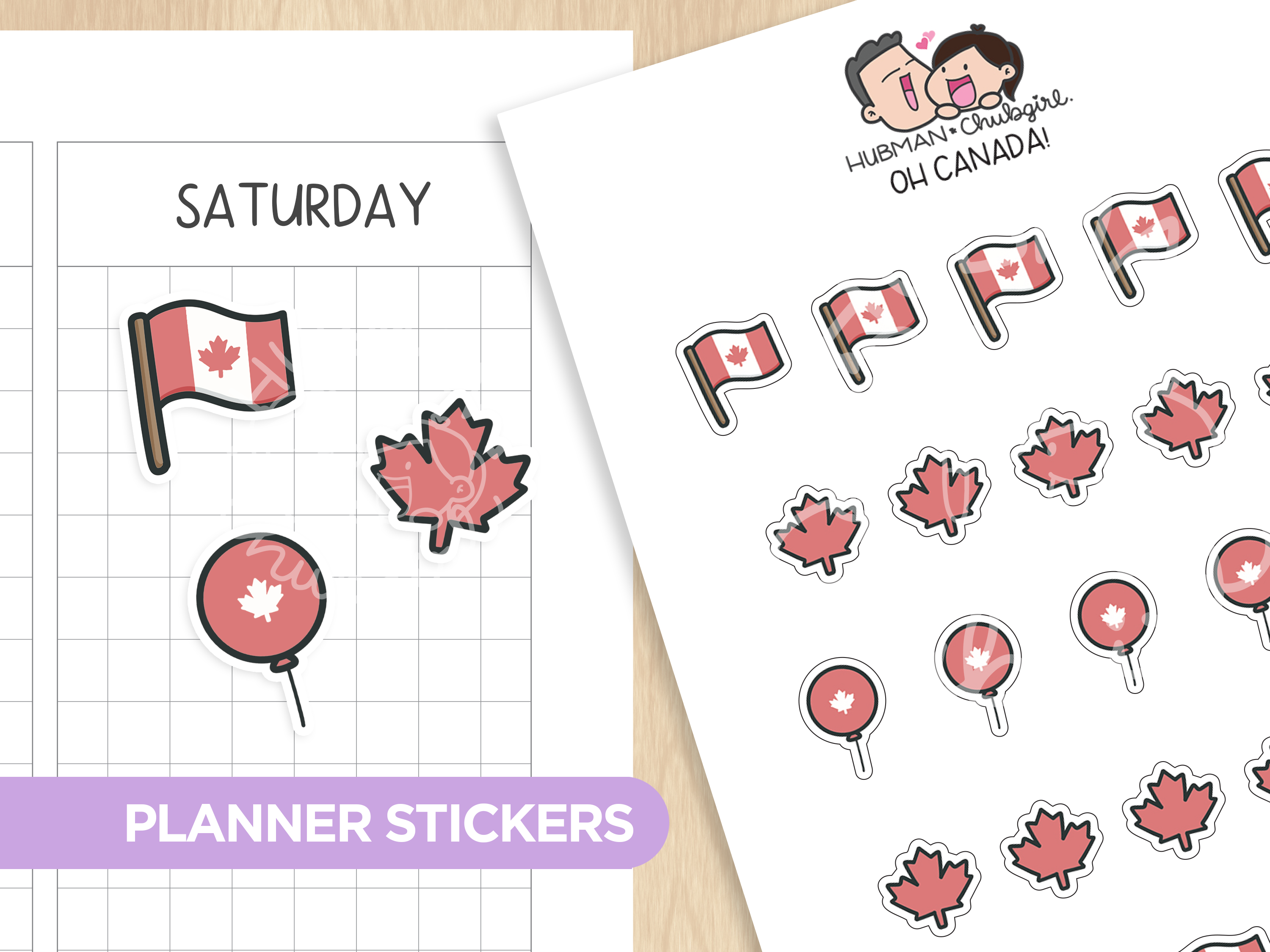 Canada Geese Sticker Set