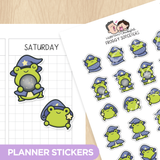 Froggy Sorcerers 2 Planner Stickers