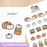 Pumpkin Season Planner Stickers