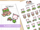 Watermelon Harvest Planner Stickers