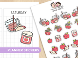 Apple Treats Planner Stickers