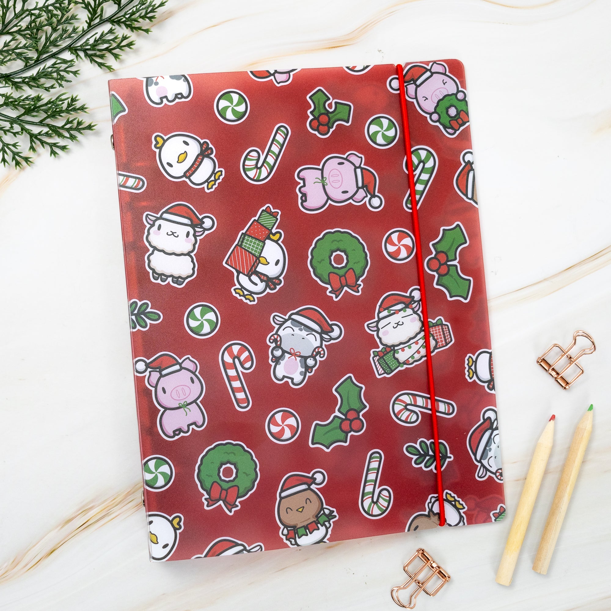 Sticker Storage Binder - Festive Farm (S Size)
