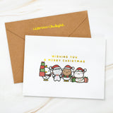 Festive Farm Greeting Cards (Set of 5)