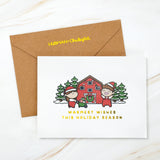 Festive Farm Greeting Cards (Set of 5)
