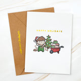 Festive Farm Greeting Cards (Set of 5)