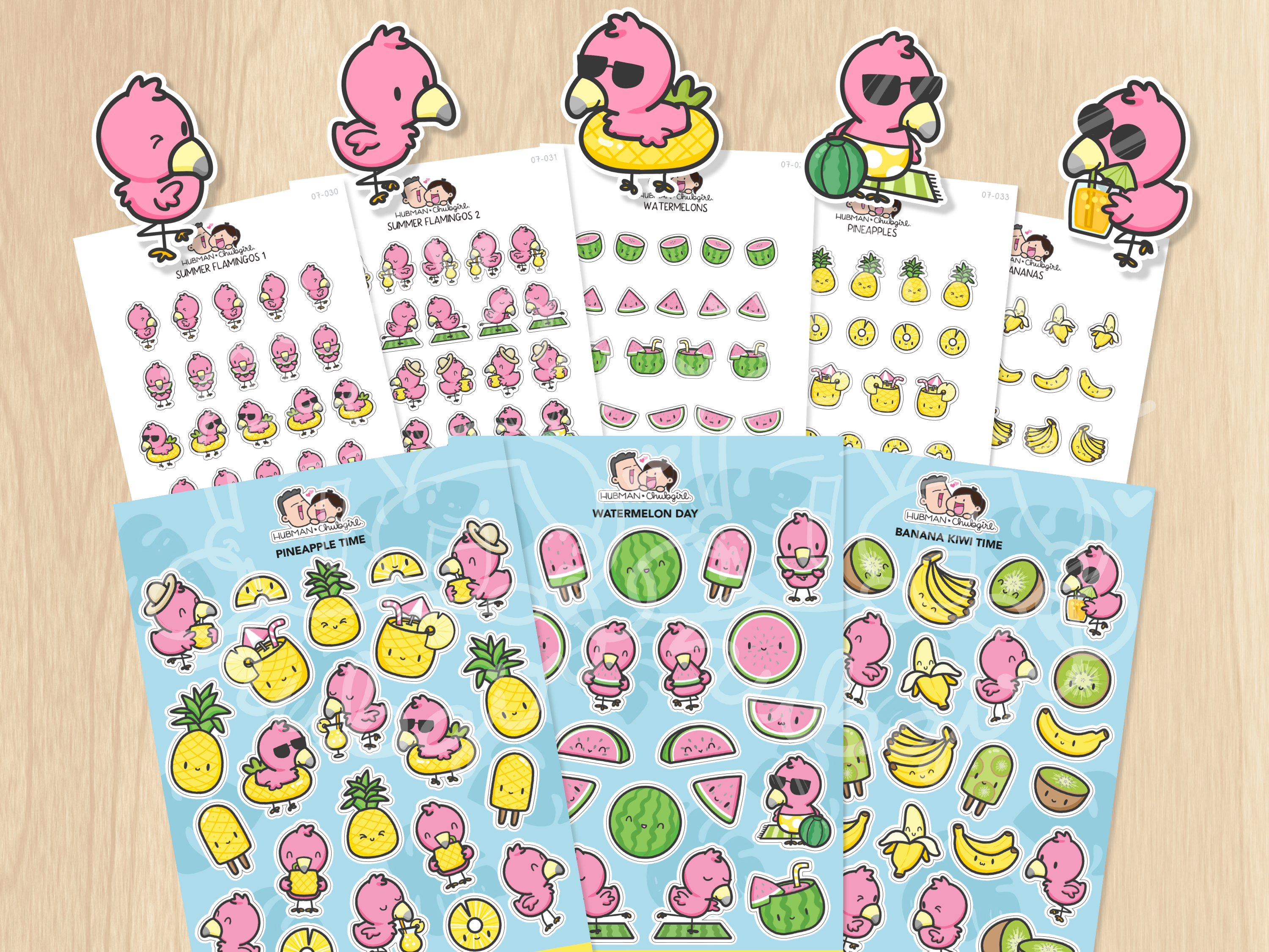 Tropical Fun Sticker Set