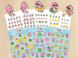 Tropical Fun Sticker Set