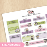 Fairy Garden Journaling Extras Sticker Set