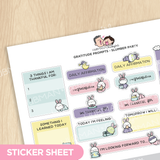 Gratitude Prompts Slumber Party Theme