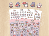 Lovely Gnomes Sticker Set