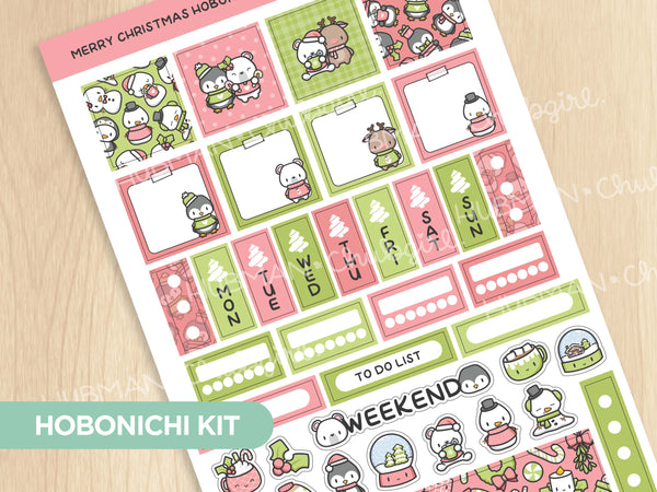 Merry Christmas Theme Hobonichi Weeks Kit – Hubman and Chubgirl