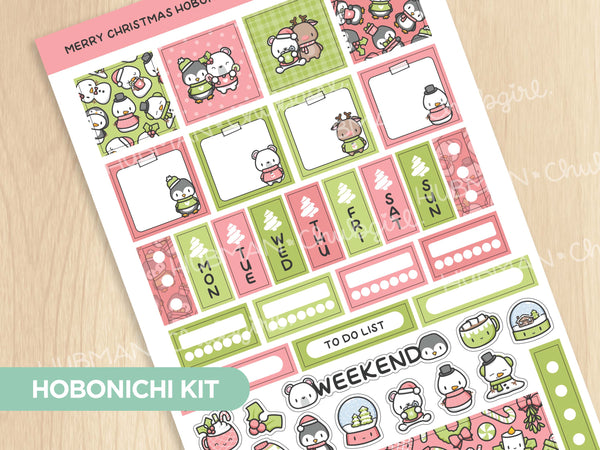 Merry Christmas Theme Hobonichi Weeks Kit – Hubman and Chubgirl merry-christmas-theme-hobonichi-weeks-kit-hubman-and-chubgirl