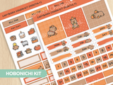 Autumn Capybaras Theme Hobonichi Cousin Monthly Kit (Set of 2)