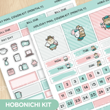 Holiday Happy Mail Hobonichi Cousin Monthly Kit (Set of 2)