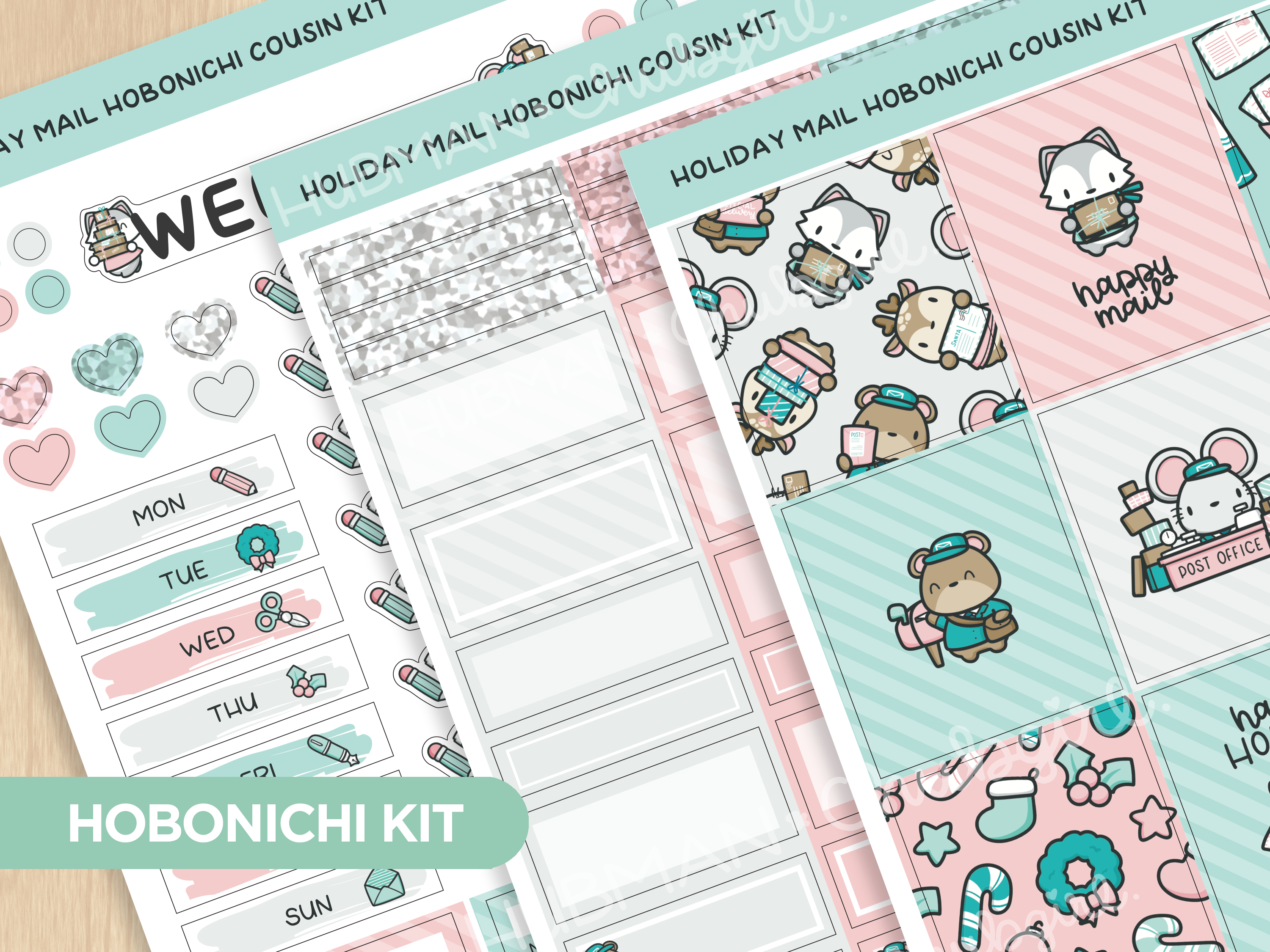 (Pre-order) Holiday Happy Mail Add-On Sticker Set