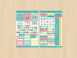 Summer Otters Hobonichi Cousin Monthly Kit (Set of 2)