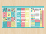 Summer Otters Hobonichi Cousin Weekly Kit (Set of 3)