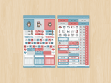 Independence Day BBQ Hobonichi Cousin Monthly Kit (Set of 2)