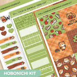 Fall Pandas Theme Hobonichi Cousin Weekly Kit (Set of 3)