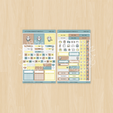 Let's Cook Hobonichi Cousin Monthly Kit (Set of 2)