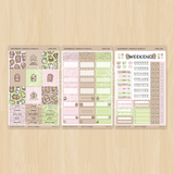 Gingerbread Theme Hobonichi Cousin Weekly Kit (Set of 3)