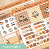 Thankful Turkey Hobonichi Cousin Monthly Kit (Set of 2)