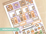 Autumn Foxes Theme Hobonichi Weeks Kit