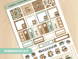 Squirrelly Acorn Theme Hobonichi Weeks Kit