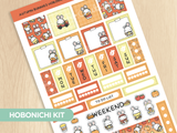 Autumn Bunnies Theme Hobonichi Weeks Kit