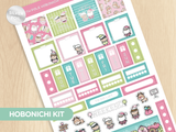 North Pole Theme Hobonichi Weeks Kit - Silver foil