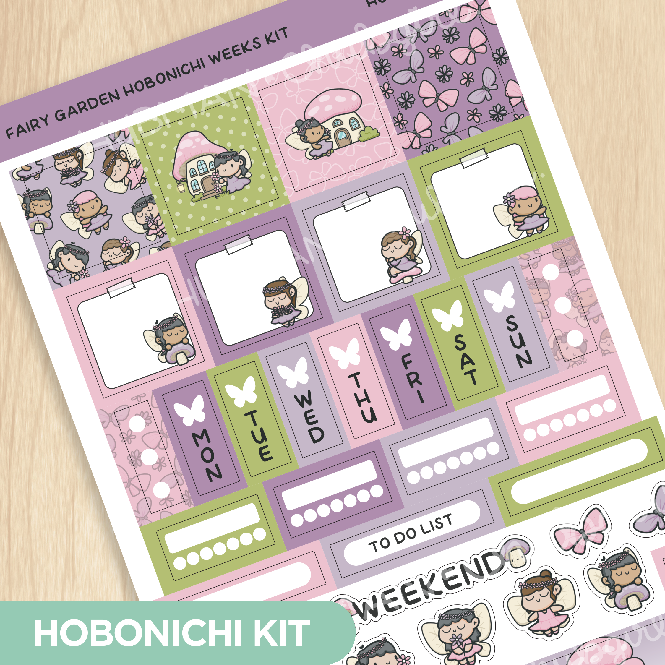 Fairy Garden Hobonichi Weeks Kit