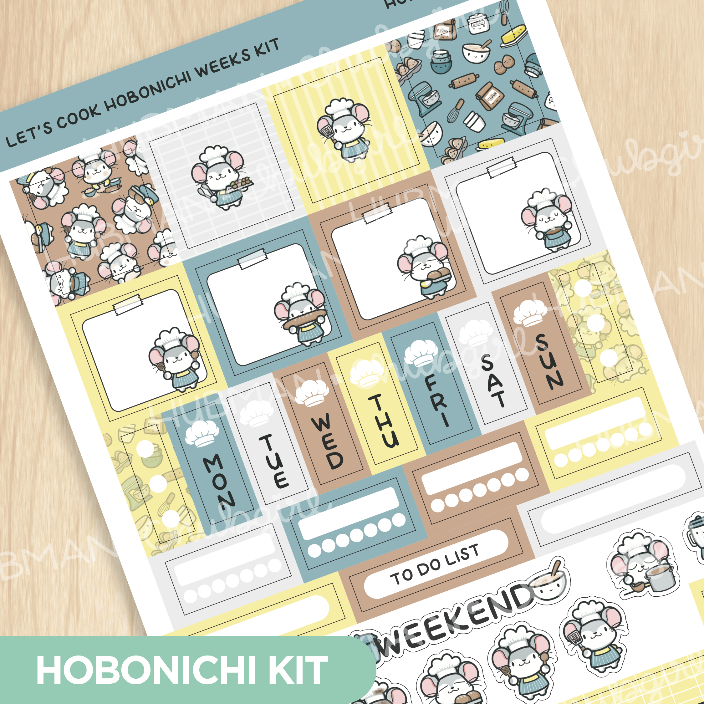Let's Cook Hobonichi Weeks Kit