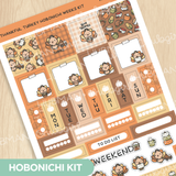 Thankful Turkey Hobonichi Weeks Kit