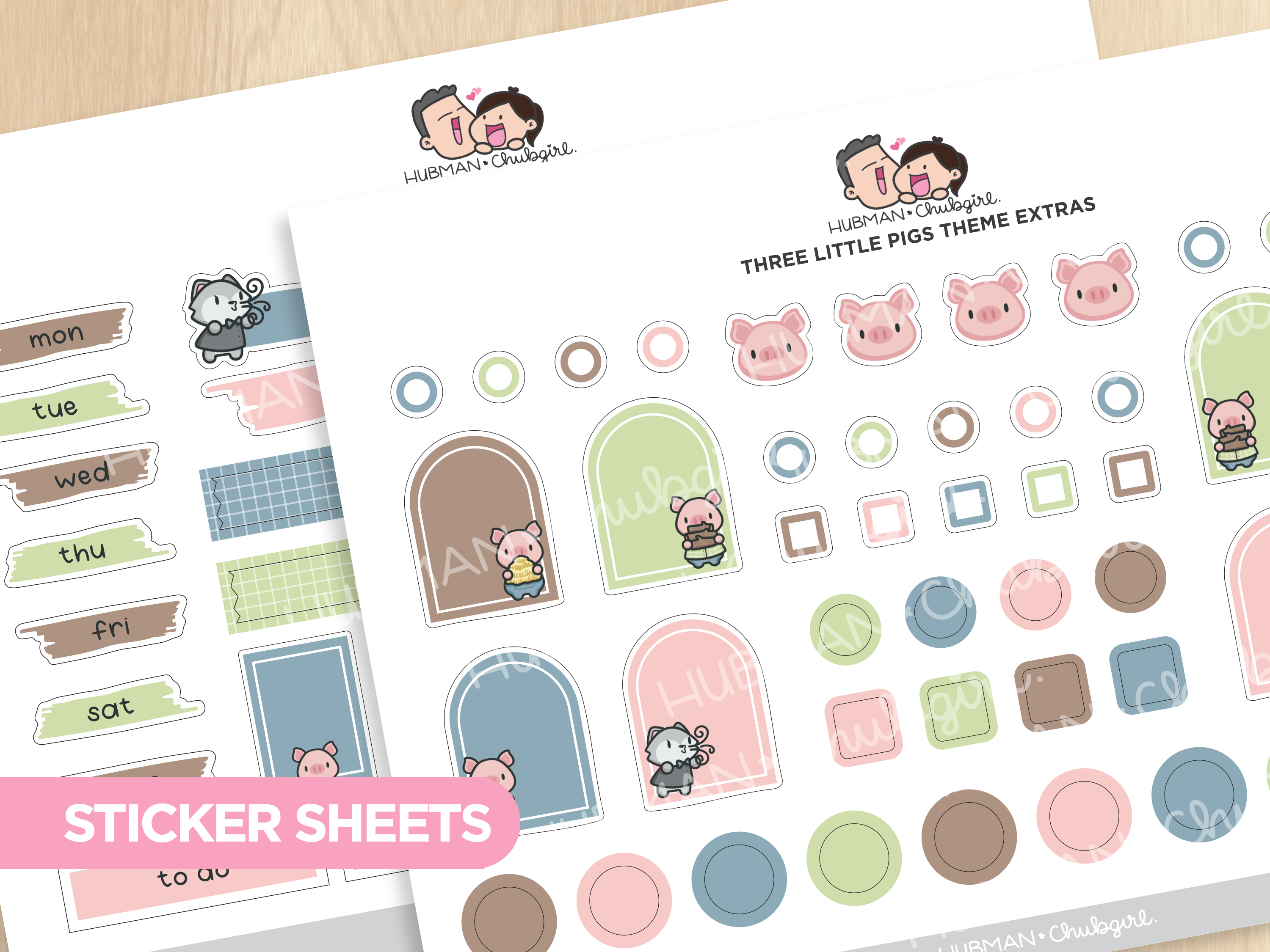 Three Little Pigs Theme Extras