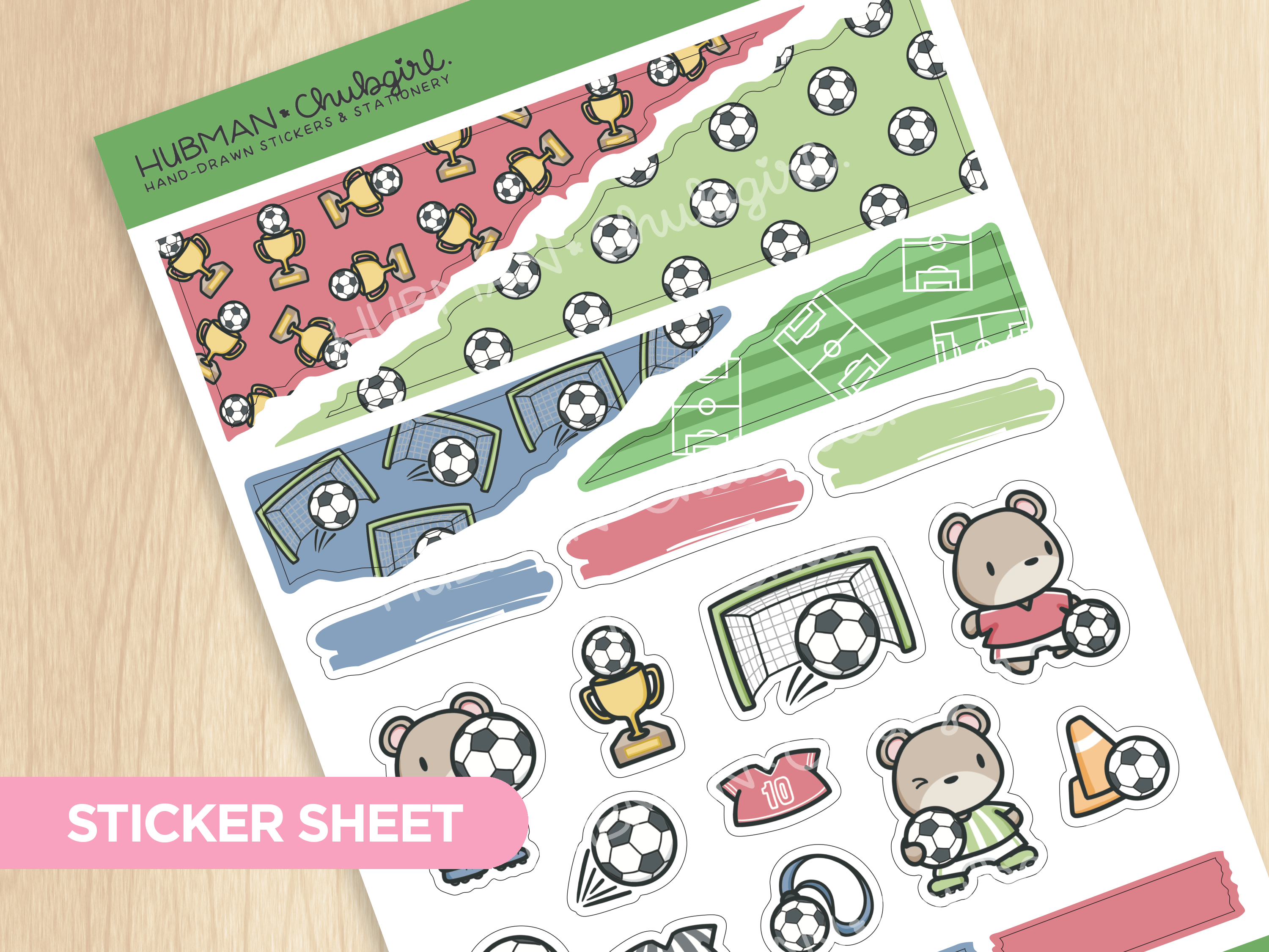 Soccer Bears Junk Journaling Kit