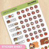 Fall Pandas Days and Date Covers