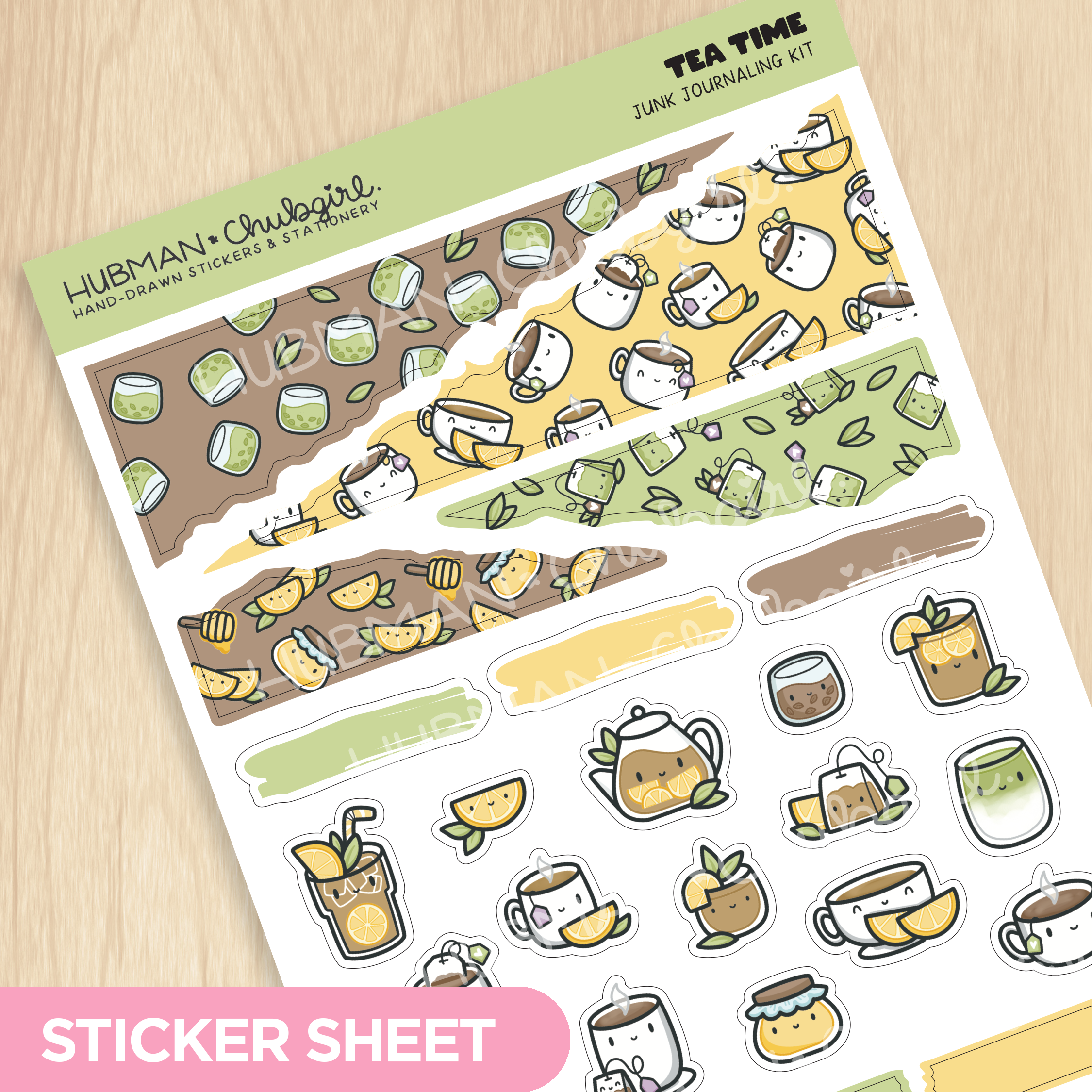 Tea Time Days Junk Journaling Kit
