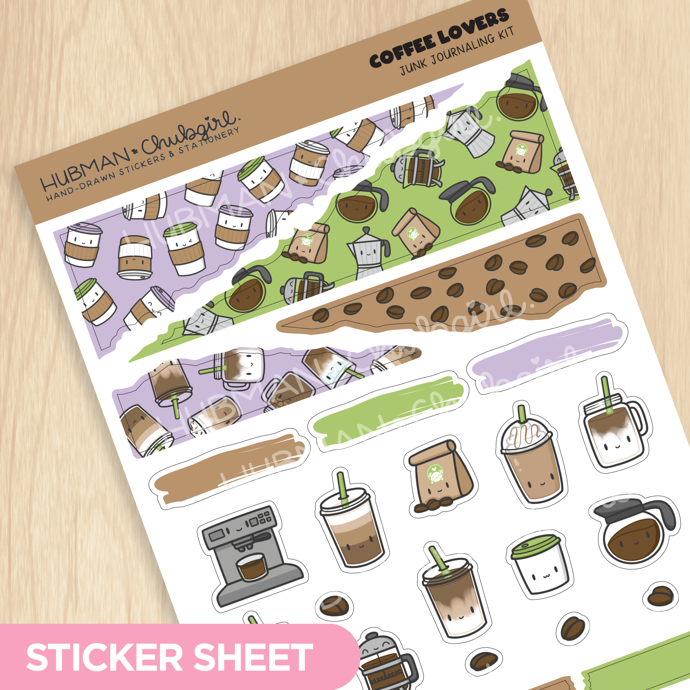 Coffee Lovers Days Junk Journaling Kit