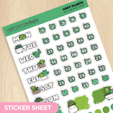 Cozy Plants Days and Date Covers