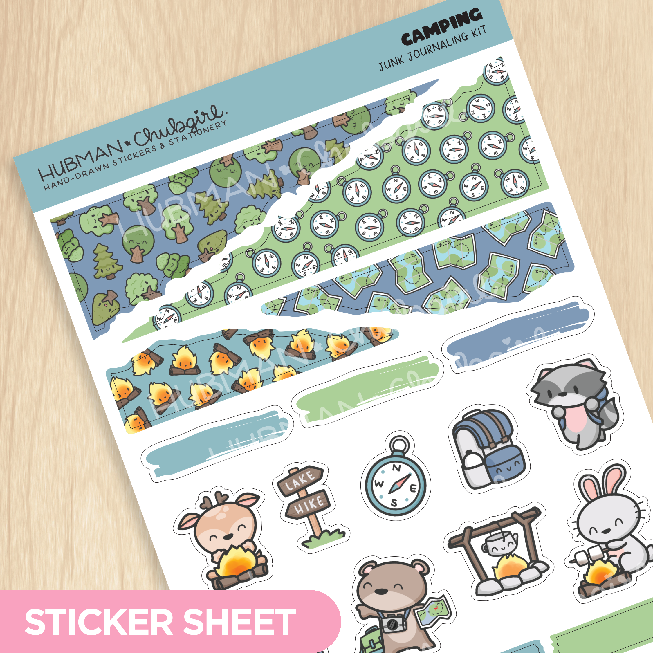 Happy Camper Days Junk Journaling Kit