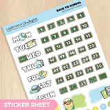 Back to School Days and Date Covers